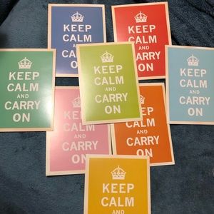 Keep Calm and Carry On Postcards